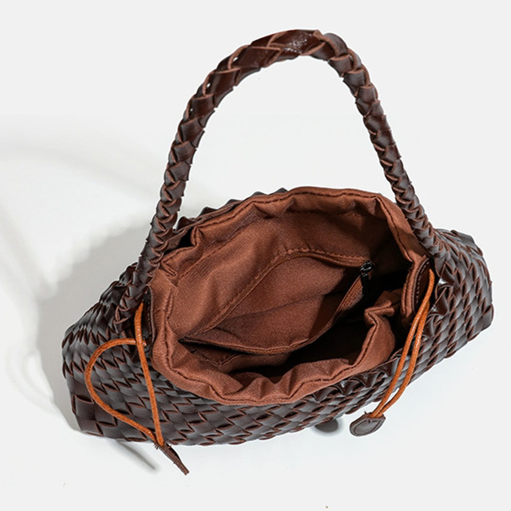 Marabel Woven Vegan Leather Handbag