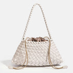 Marabel Woven Vegan Leather Handbag