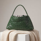 Marabel Woven Vegan Leather Handbag