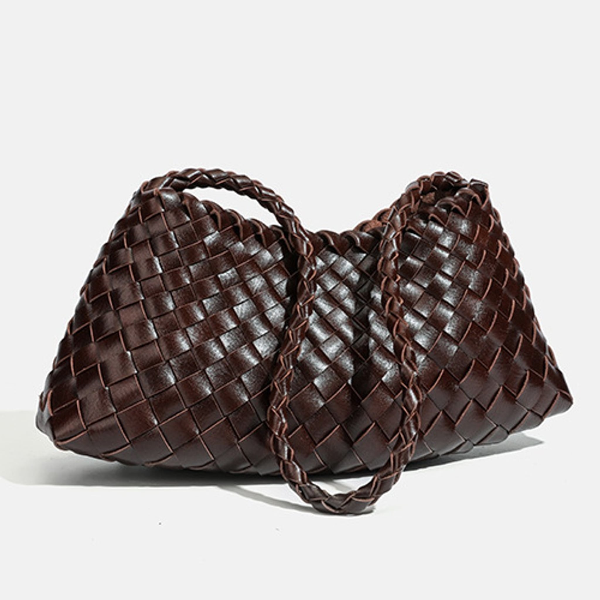 Marabel Woven Vegan Leather Handbag
