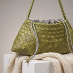 Marabel Woven Vegan Leather Handbag