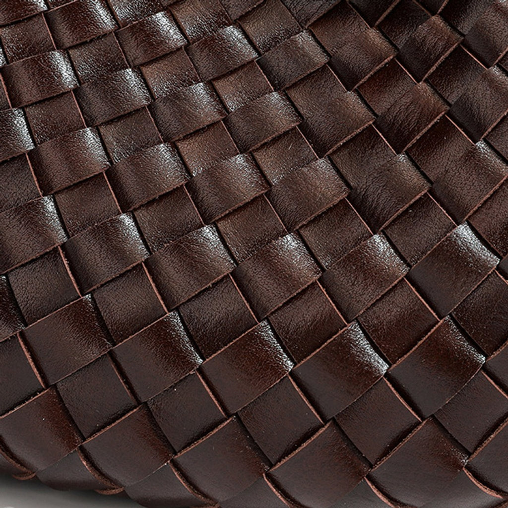 Marabel Woven Vegan Leather Handbag