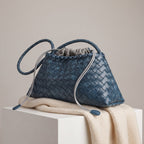 Marabel Woven Vegan Leather Handbag