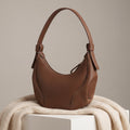 Marabel Leather Baseball Underarm Bag
