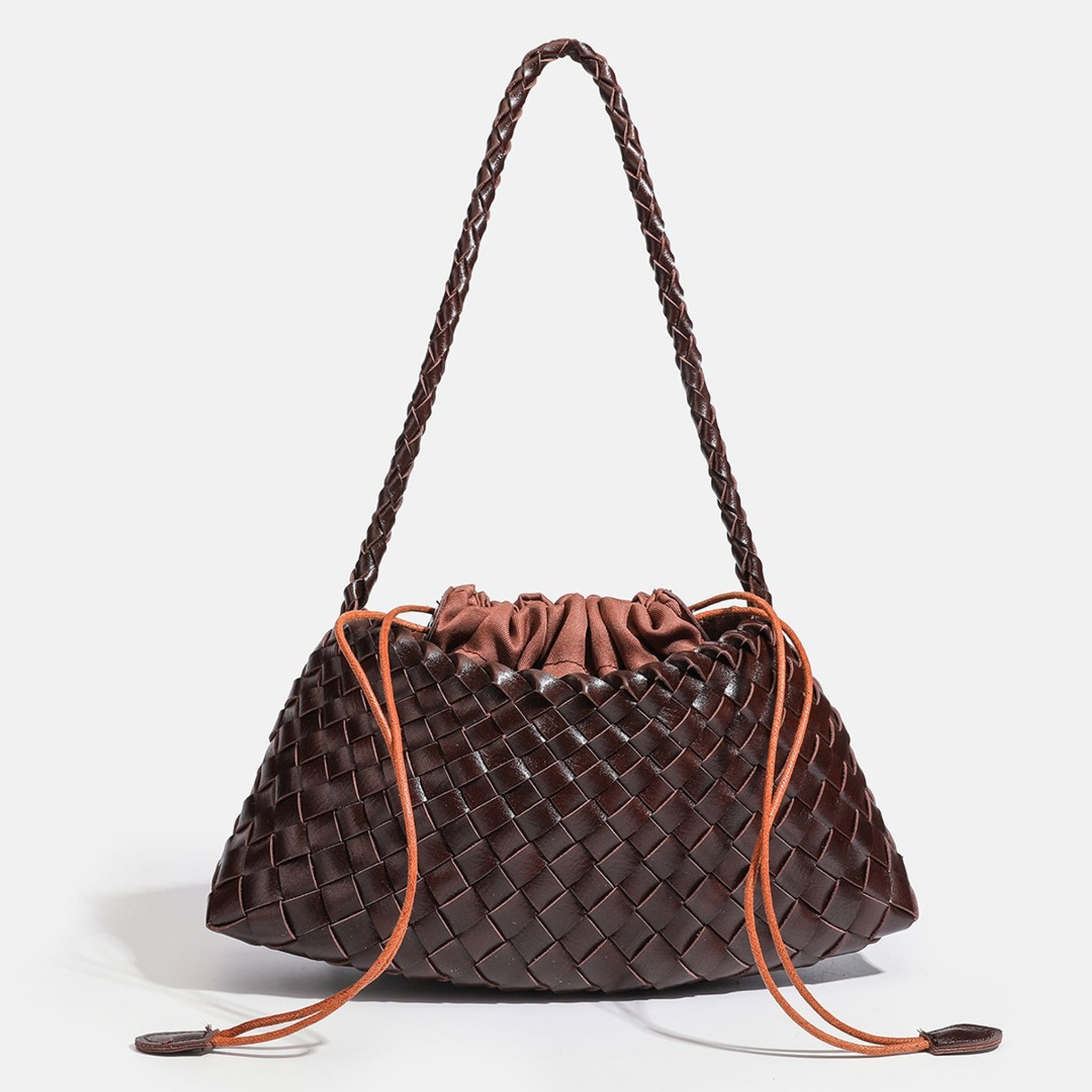 Marabel Woven Vegan Leather Handbag