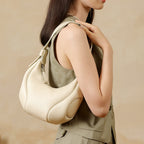 Marabel Leather Baseball Underarm Bag
