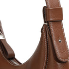 Marabel Leather Baseball Underarm Bag