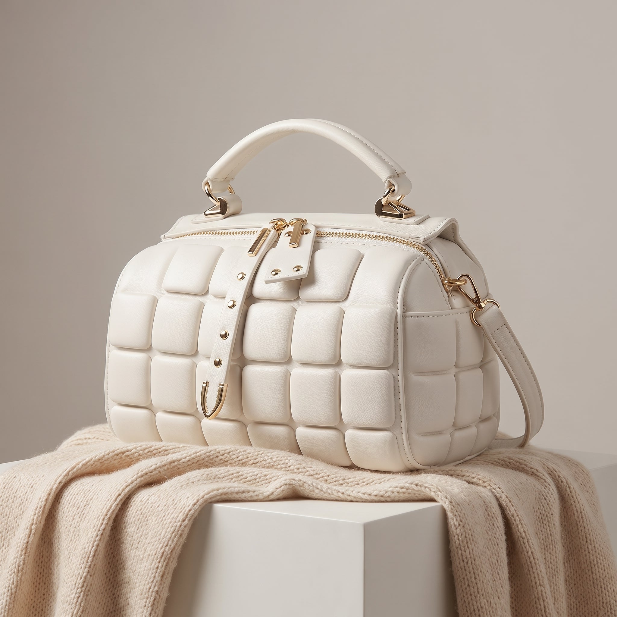 Marabel Pixels Vegan Leather Crossbody Bag
