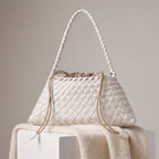 Marabel Woven Vegan Leather Handbag