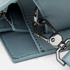 Marabel Croc-Embossed Leather Square Handbag