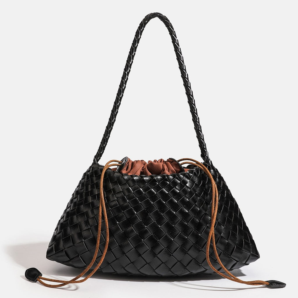 Marabel Woven Vegan Leather Handbag